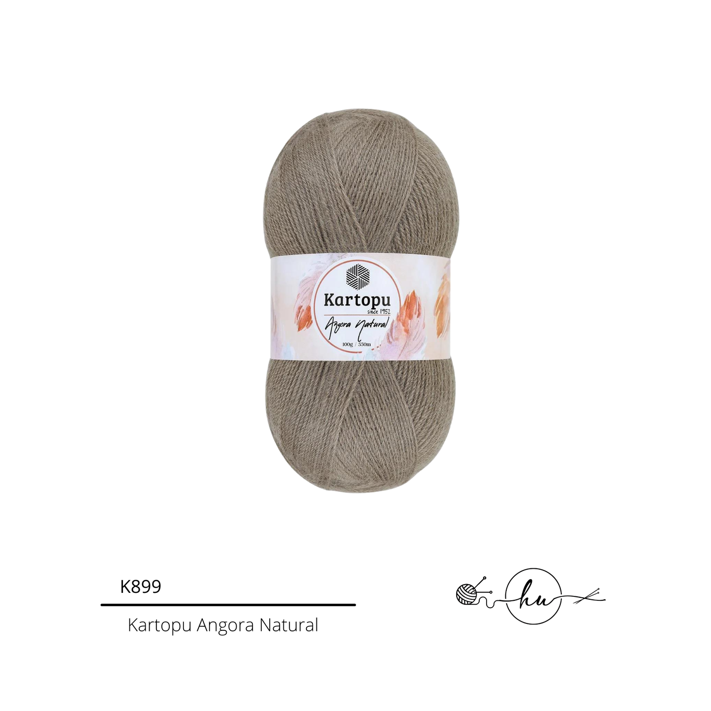 Kartopu Angora Natural Knitting Yarn