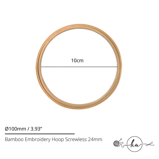 Nurge Beech Wood Embroidery Hoop 24 mm