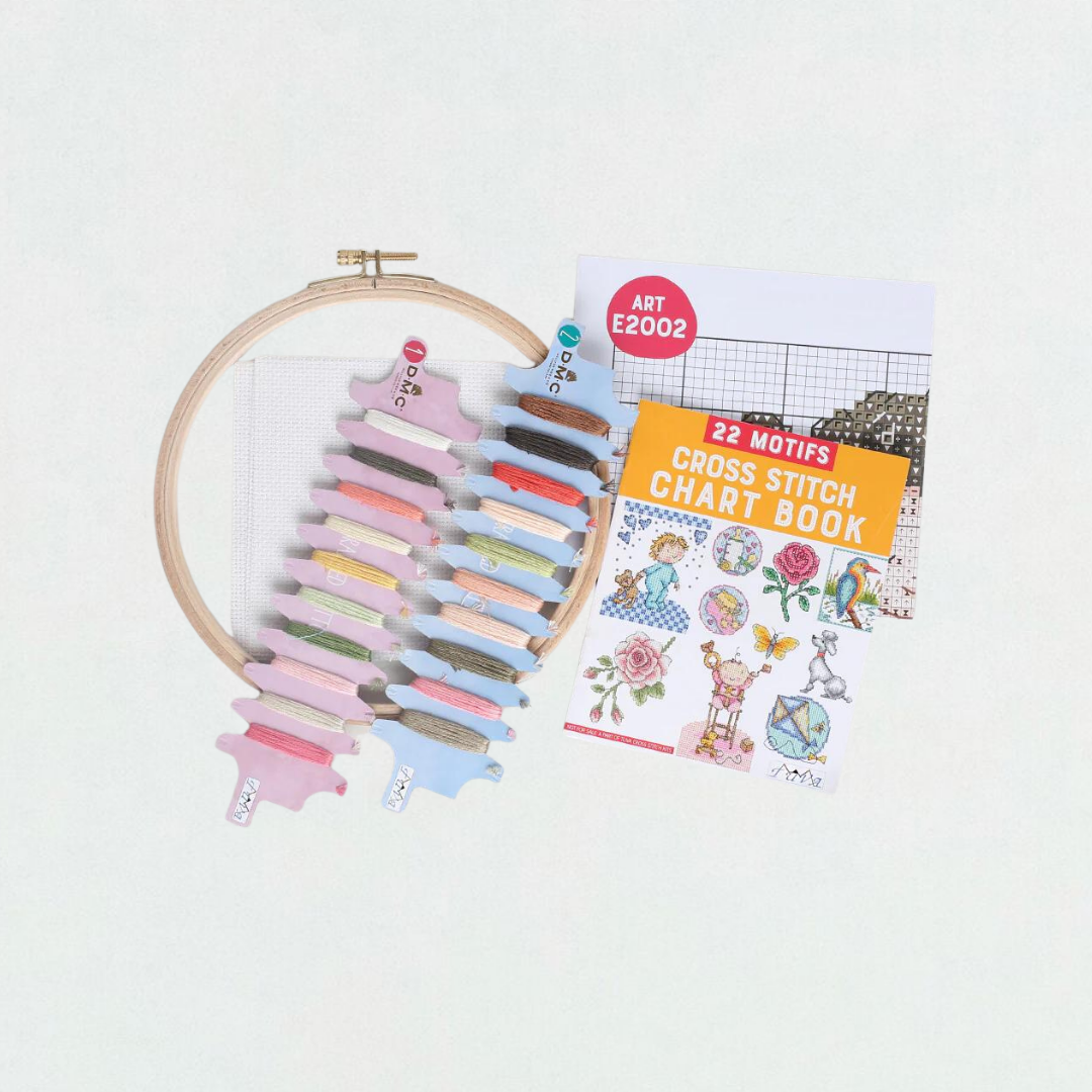 Tuva Cross Stitch Kit, Loves Reading- E2002